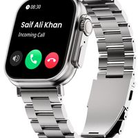 GOBOULT Crown 1.95'' Screen, Working Crown, Zinc Alloy Frame Smartwatch