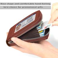 Storite PU Leather Card Holder Money Wallet, Lightbrown - 3