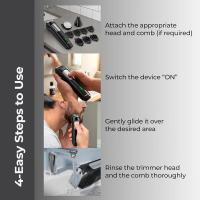 Lifelong All in One Trimmer with 7Combs Full Body Groomer for Man  - 6