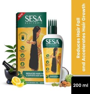SESA Ayurvedic Hair Growth Oil with Bhringraj Hair Oil (200 ml)