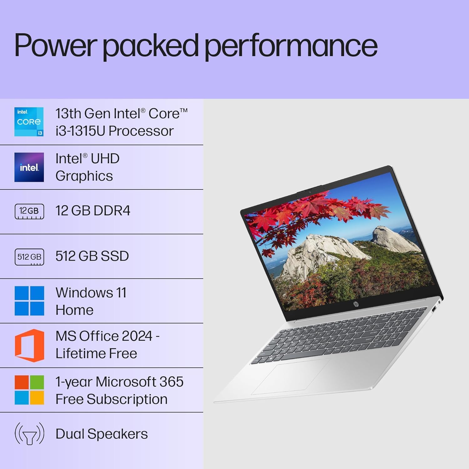 HP 15 Smartchoice | 12GB DDR4 | 512GB SSD | 15.6'' - 3