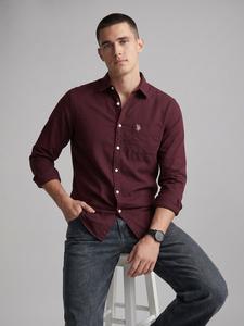 U.S. Polo Assn. Denim Co. Pure Cotton Casual Shirt