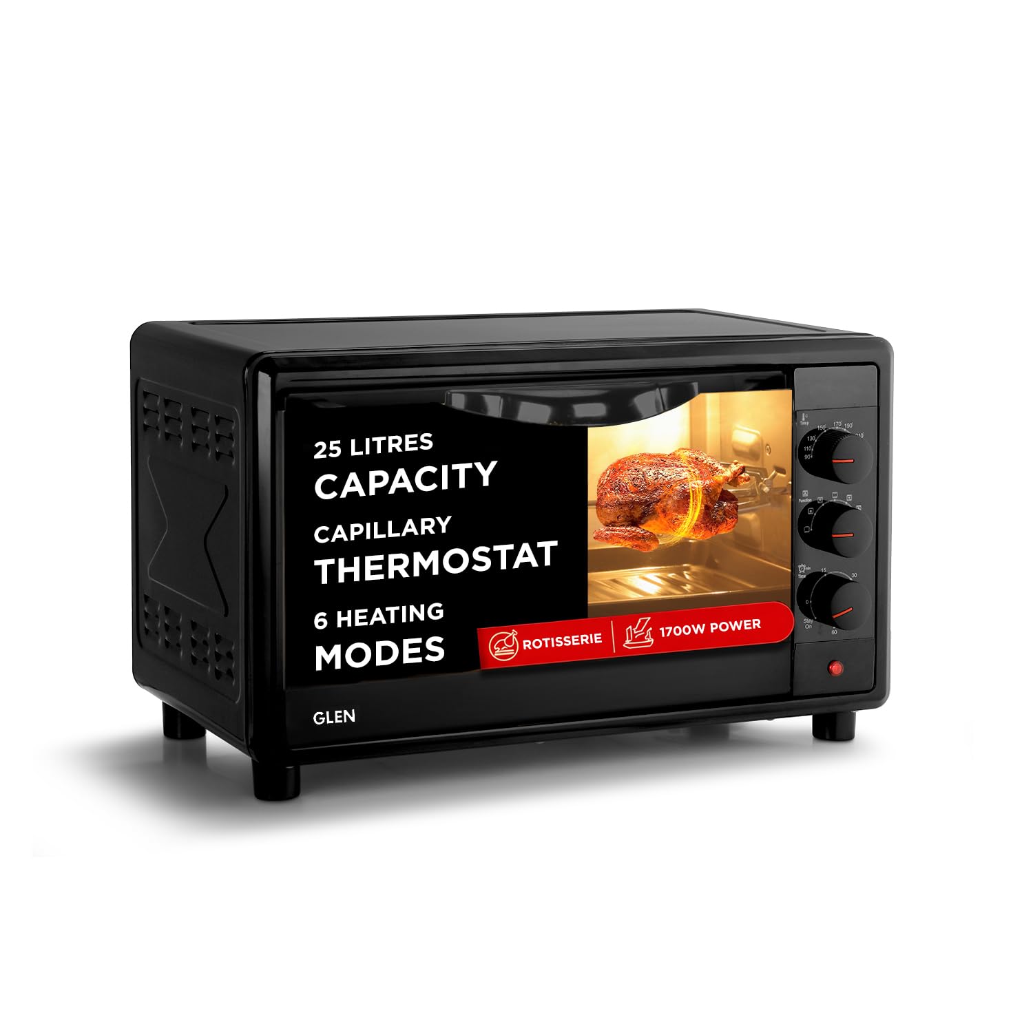 Glen Multi-Function OTG for Kitchen | 25 Litre | 1700W