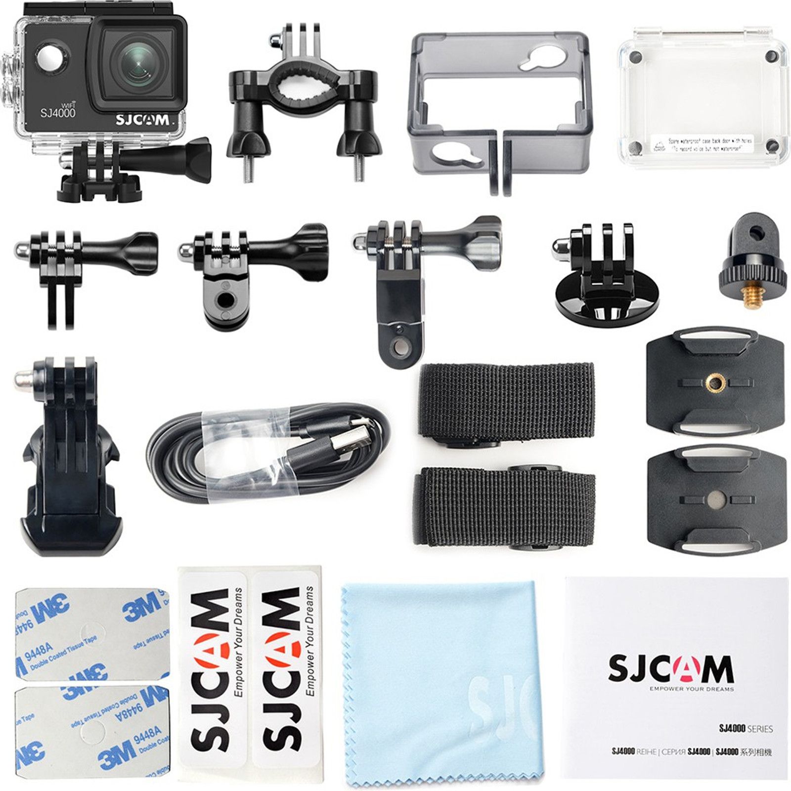 SJCAM SJ4000 WI-FI SJ4000 WIFI Sports and Action Camera Black, 12 MP - 4