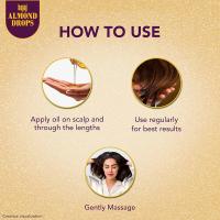 Bajaj Almond Drops Hair Oil Light & Non-Sticky Hair fall Reduction - 3