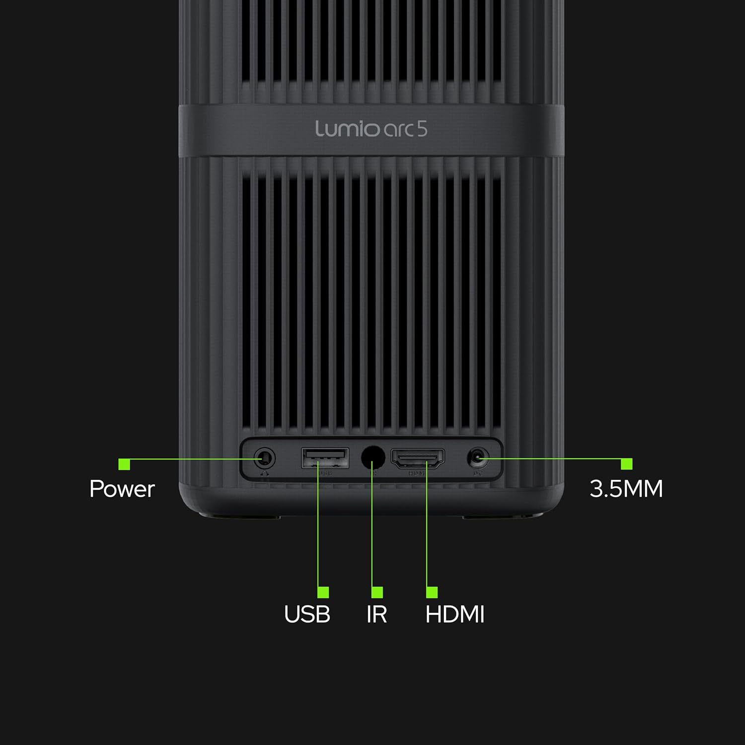 Lumio Arc 5 1080p NHD 4K 200 ANSI Dolby Audio - 4