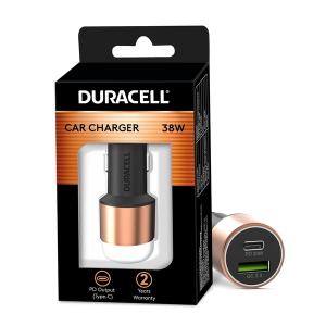 Duracell 38W Fast Car Charger Adapter