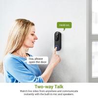 Lunelyx 1080P Wireless Video Doorbell Camera | 2.4G WiFi | AI Human Detection - 5