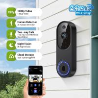 Lunelyx 1080P Wireless Video Doorbell Camera | 2.4G WiFi | AI Human Detection - 2