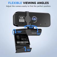 Philips 4K Webcam with Microphone - 2