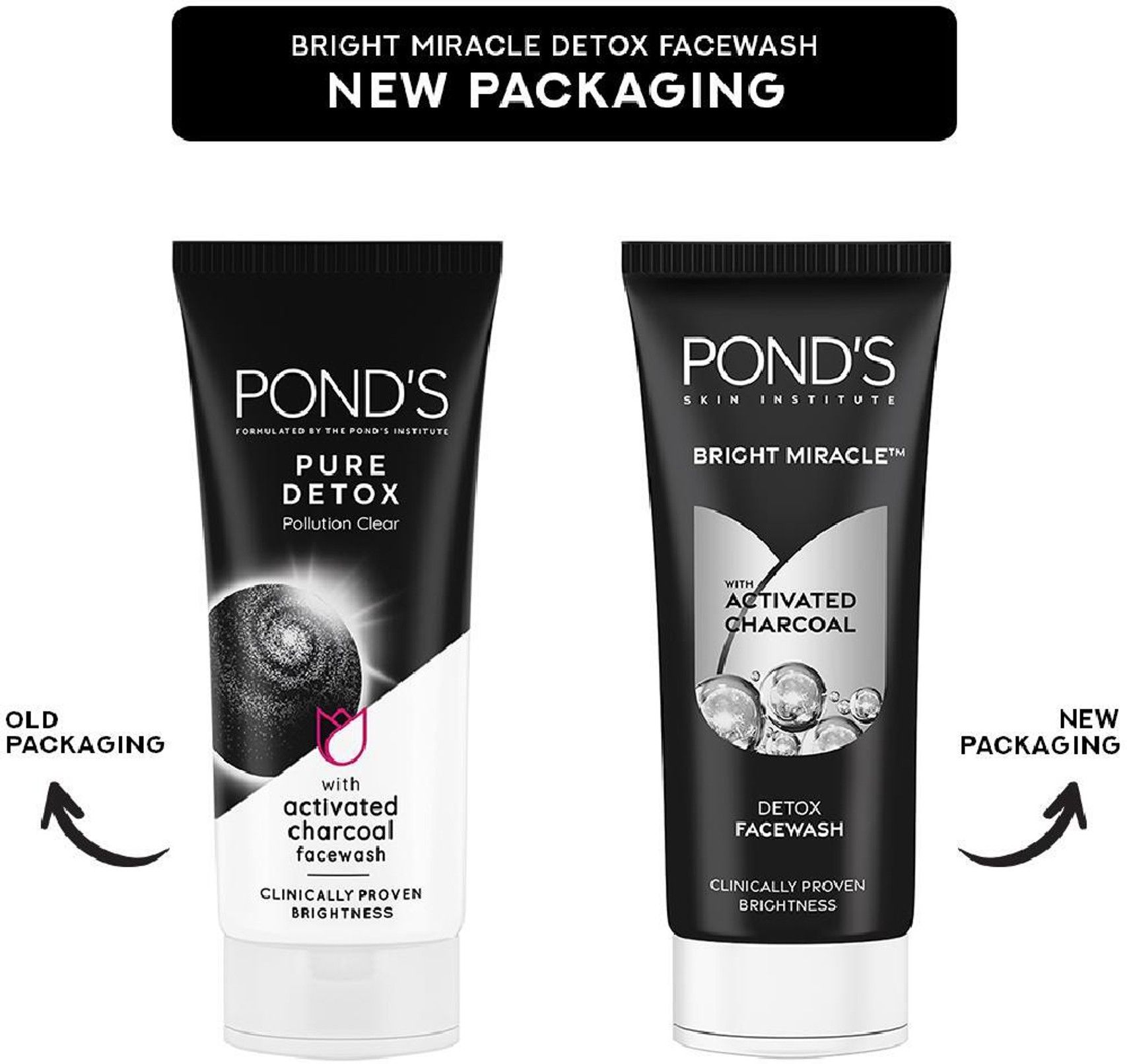 POND's Bright Miracle Detox Charcoal Face Wash (200 g) - 6