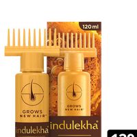 indulekha Bringha Hair Oil with Amla & Almond to Reduce Hair Fall & Grow New Hair