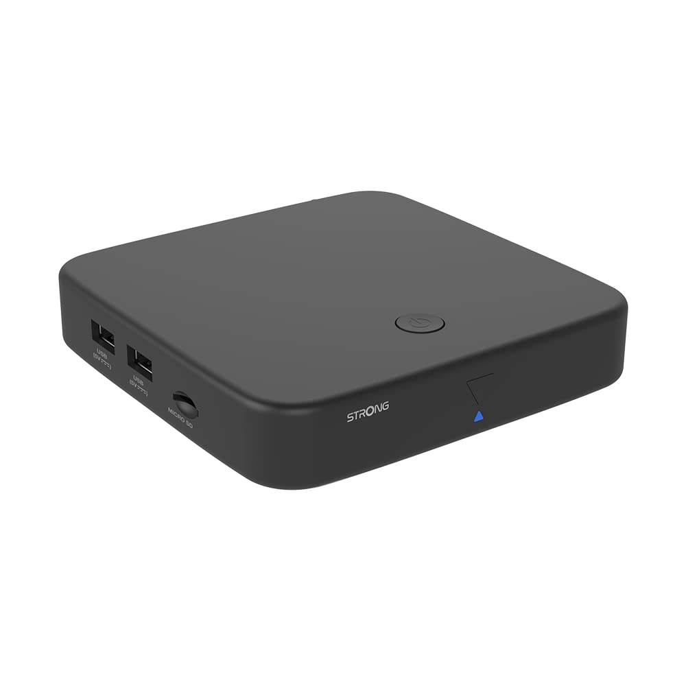 POWERFUL SRT420 Hybrid Streambox Android TV+TNT, 4K, HDR - 4
