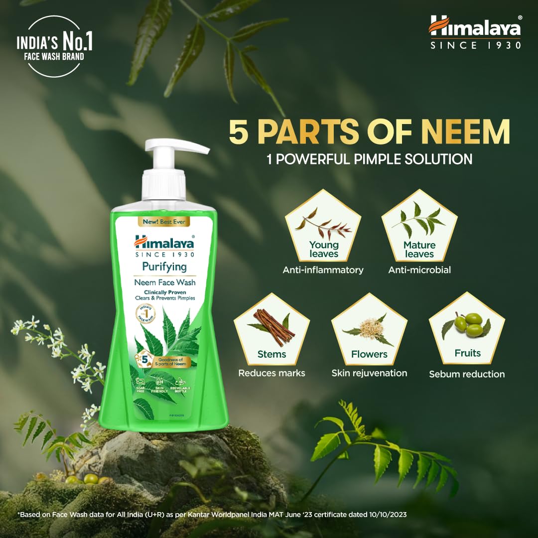 Himalaya Purifying Neem Face Wash - 3