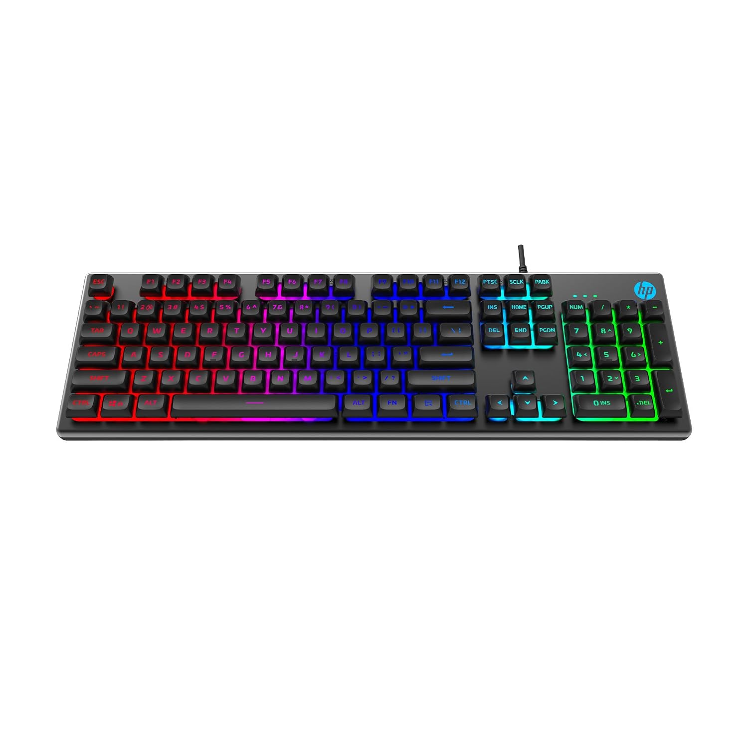 HP K500F Wired Gaming Keyboard With Mixed Color Lighting