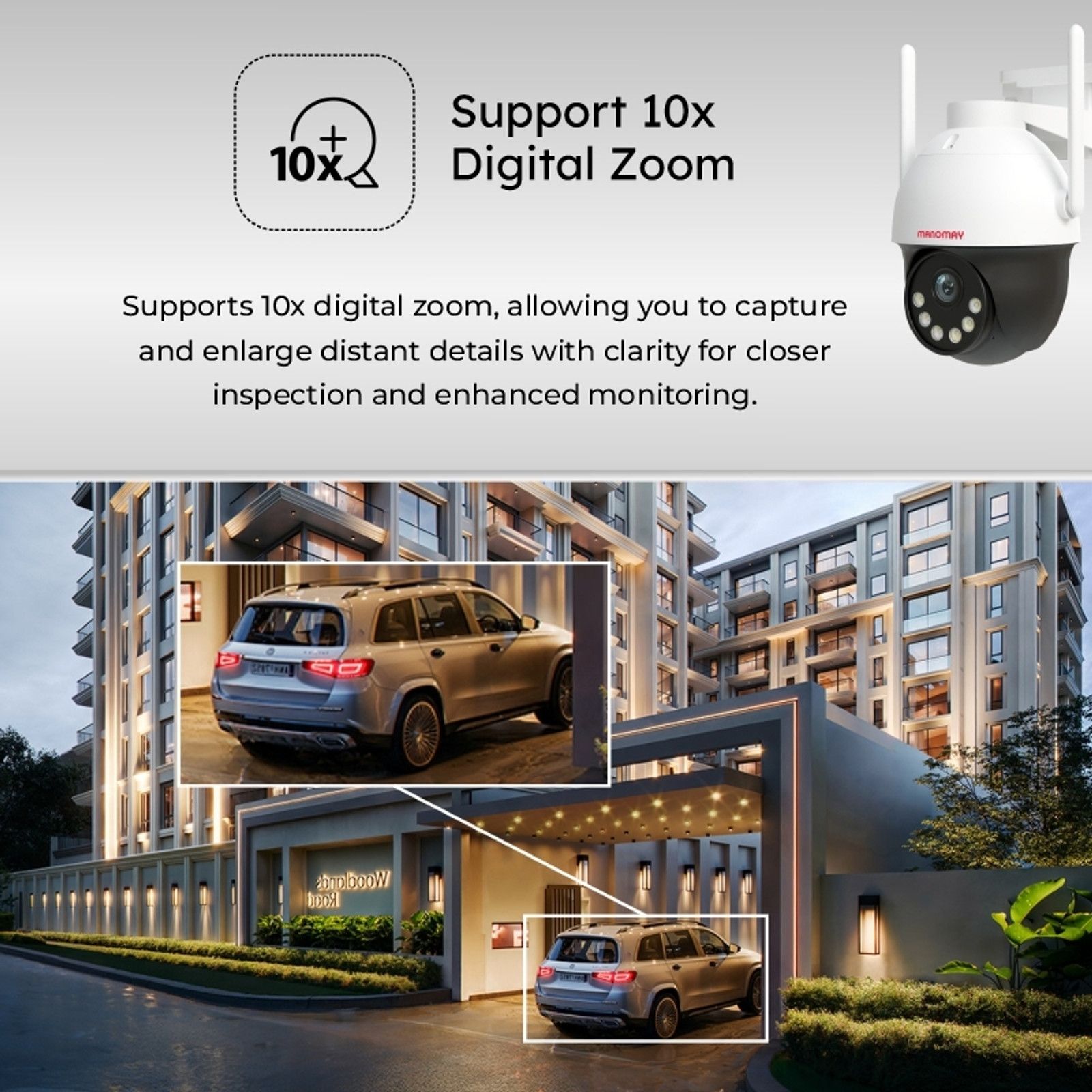 Manomay 4G SIM CCTV WiFi Security Camera 256 GB 1 Channel - 5