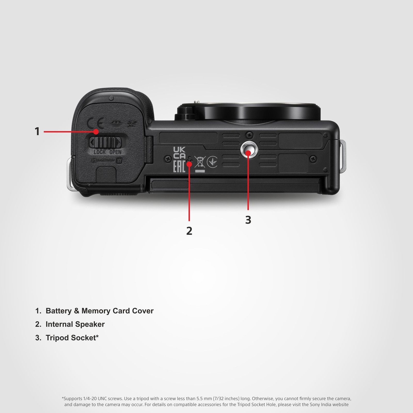 SONY ZV-E10 Mirrorless Camera Body Only Vlog (Black) - 6