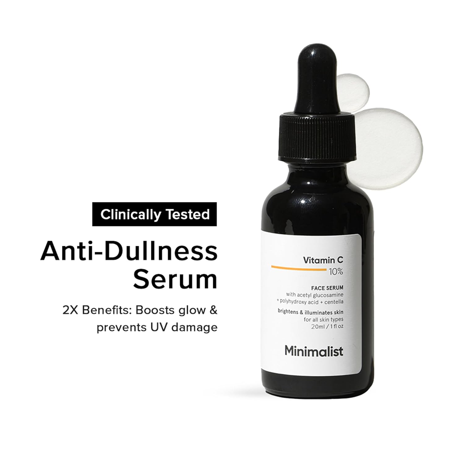 Minimalist 10% Advanced Vitamin C Serum for Glowing Skin - 2