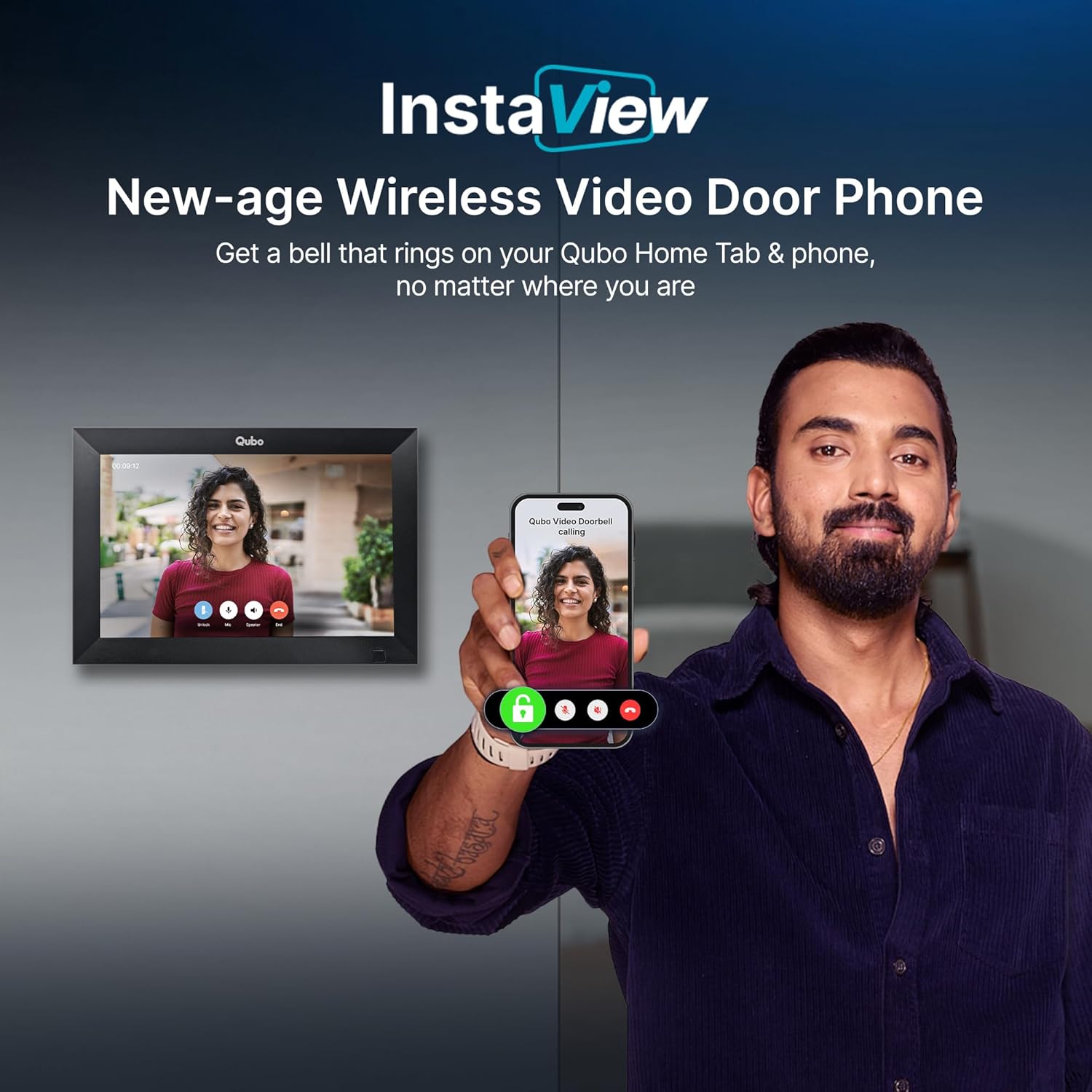 Qubo Instaview Smart Video Doorphone 3MP Pro 2K+ - 2