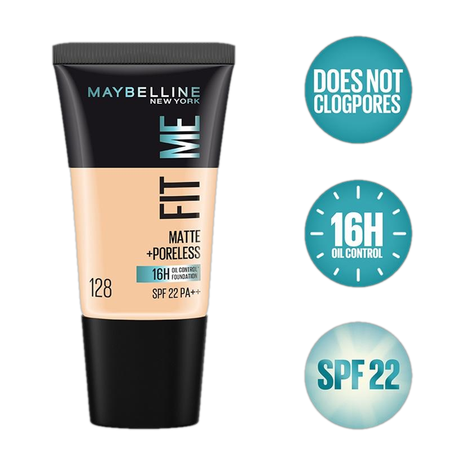 MAYBELLINE NEW YORK Matte+Poreless Liquid Tube Foundation