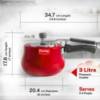 Prestige Aluminium Nakshatra Duo Inner Lid Pressure Cooker - 3