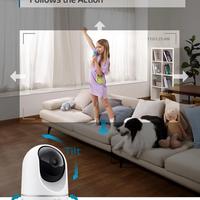 Eufy Security 2K Pan and Tilt, Plug-in Security Indoor Camera - 2