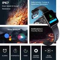 boAt Wave Fury Smartwatch (Active Black Strap, Free Size) - 2
