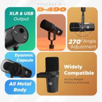 Digimore D-490 Dynamic Podcast Recording Microphone - 2
