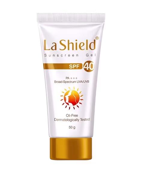 LA SHIELD Anti Acne SPF 40+ & PA+++ Sunscreen Gel | 60.0 gm