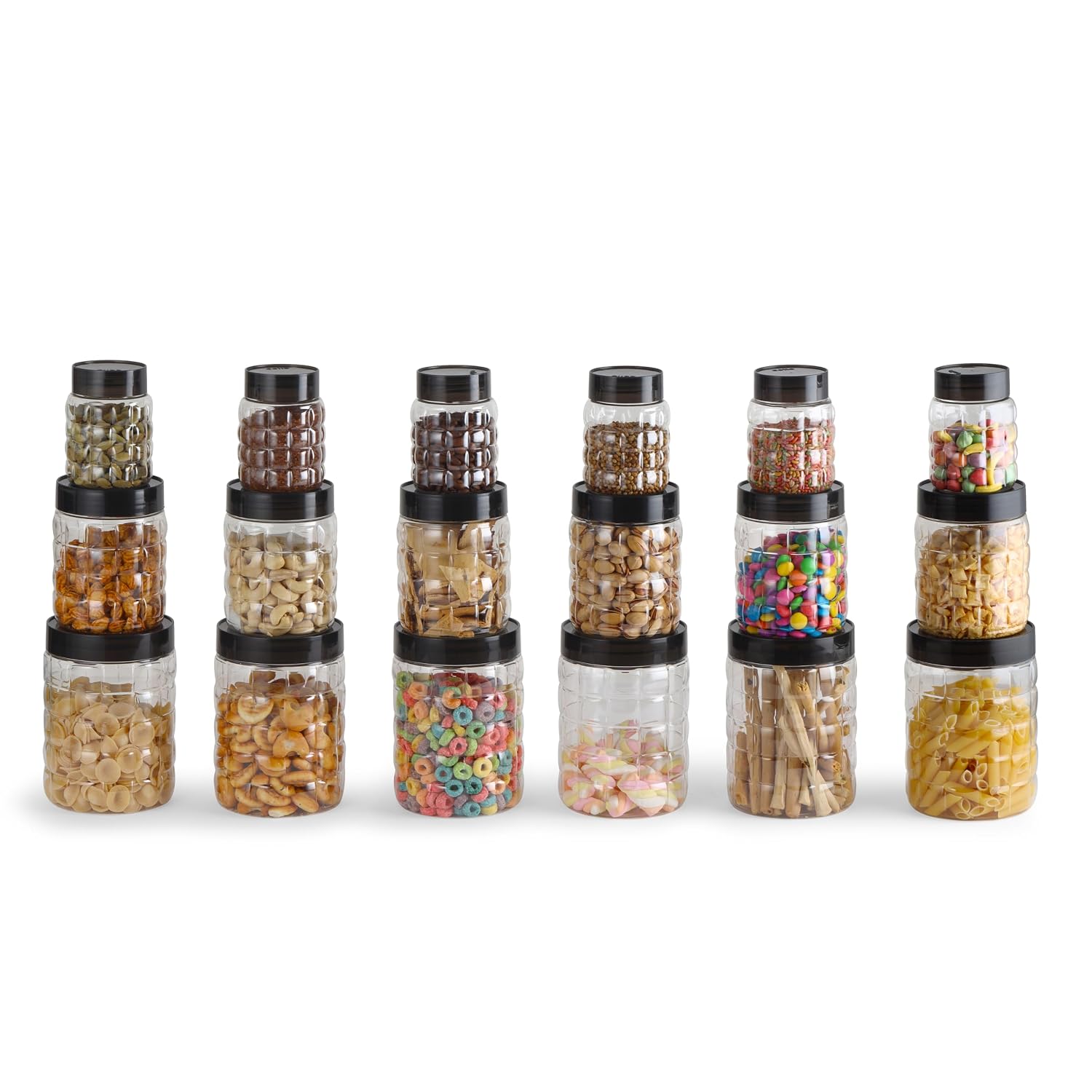 CELLO Checkers Kitchen Storage Set of 18 Pcs - 2