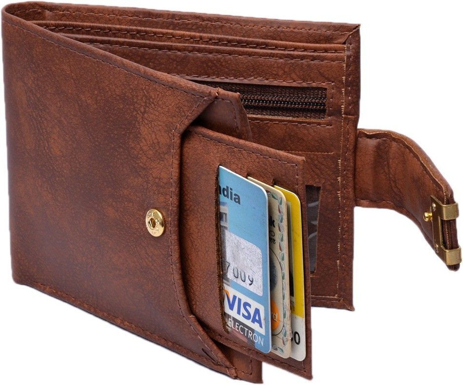 Krosshorn Men Casual Artificial Leather RFID Wallet For Men - 2