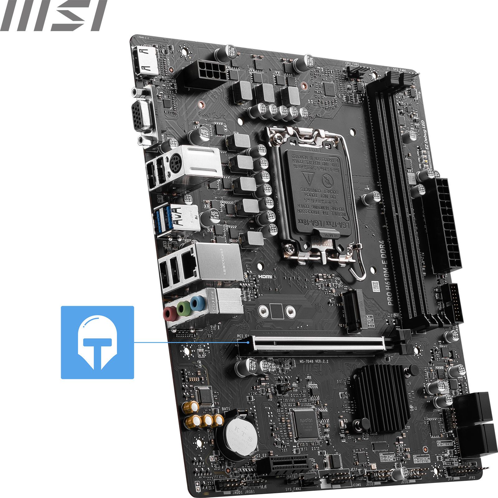 MSI PRO H610M E DDR4 LGA Micro-ATX Intel H610 - 2