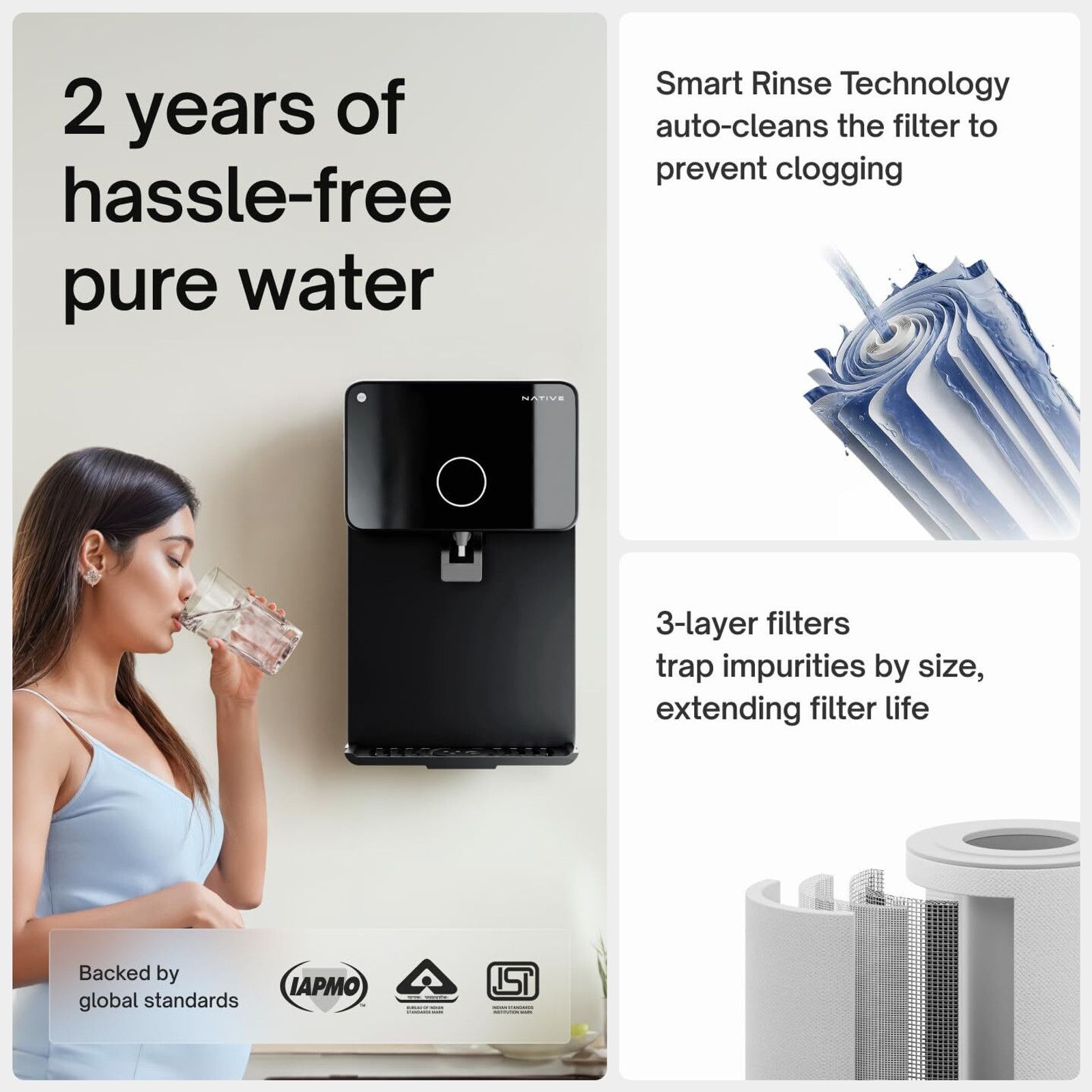 NATIVE By Urban Company 10-stage Water Purifier 8 Liter - 2