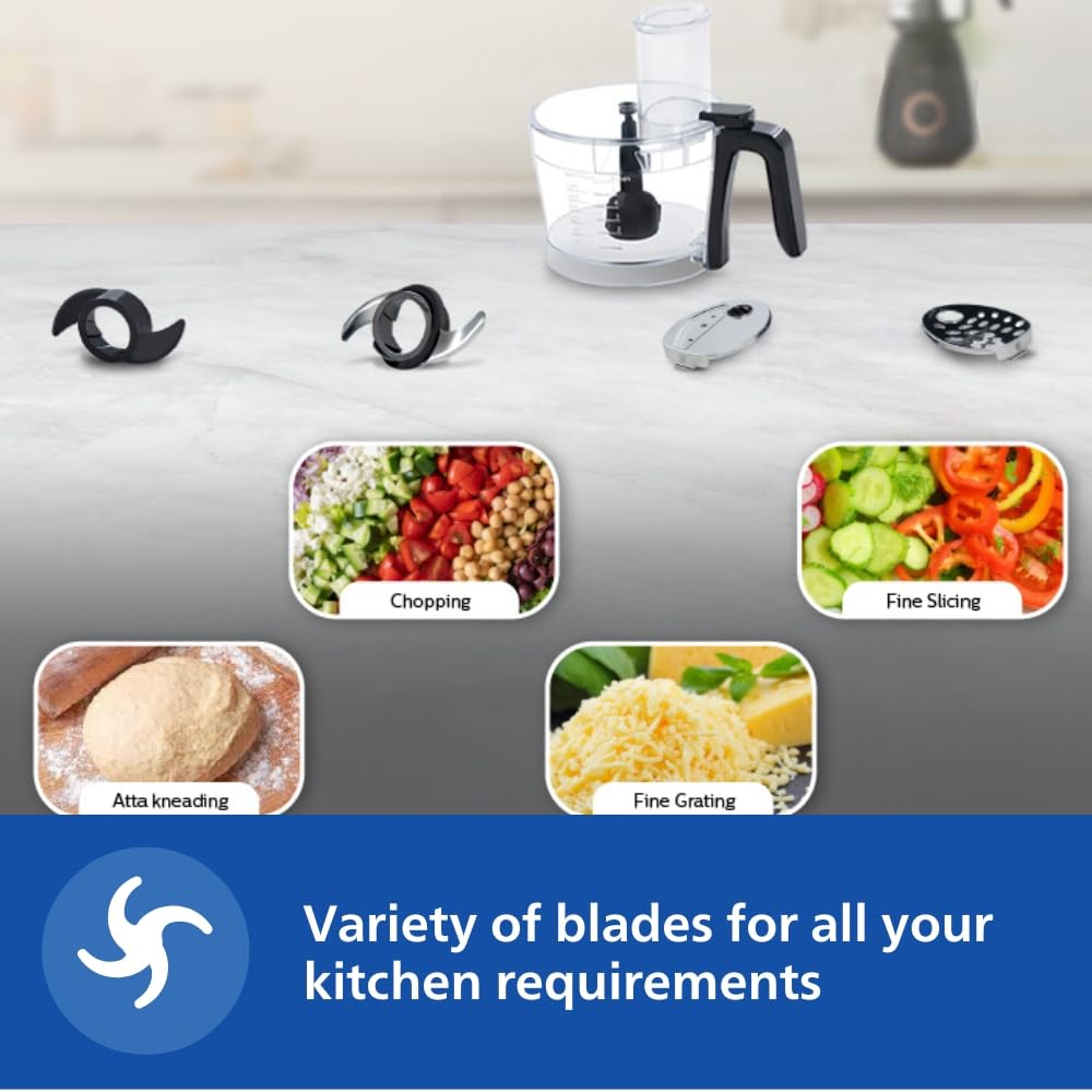 Philips Stainless Steel Mixer + Food Processor 3-in-1 - 5