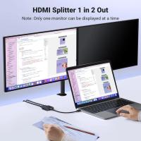 UGREEN HDMI Switch 2 in 1 Out, 4K@60Hz, Bi-Directional, HDR, 3D - 4