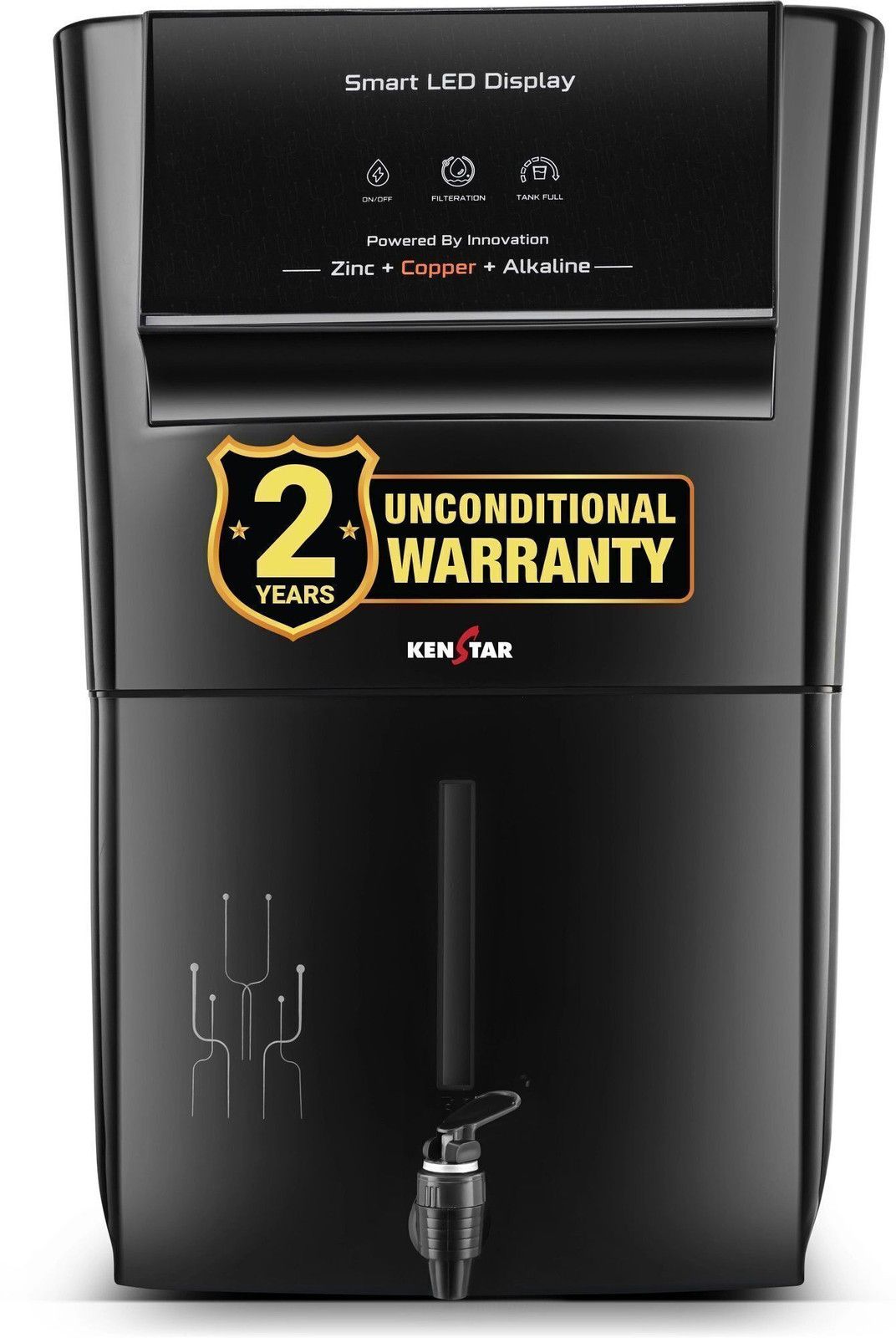 Kenstar Black Pureza 8 Liter Water Purifier