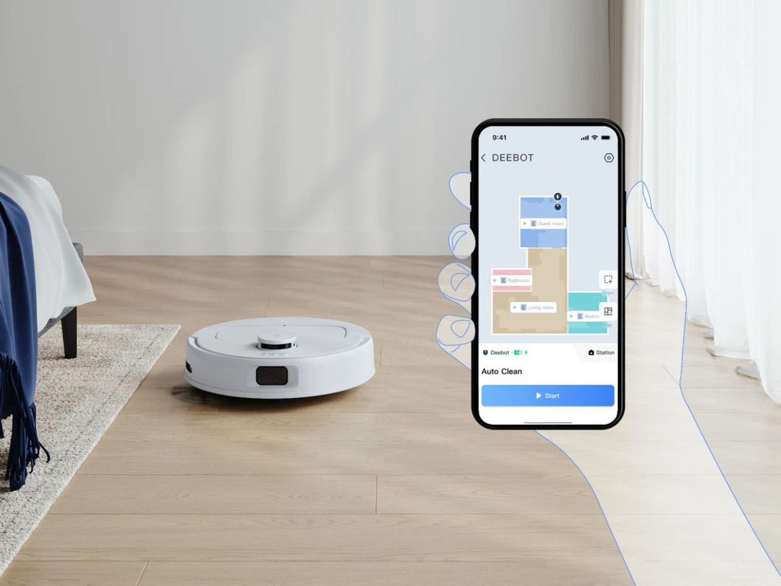 ECOVACS N30 Plus Robotic Floor Cleaner - 5
