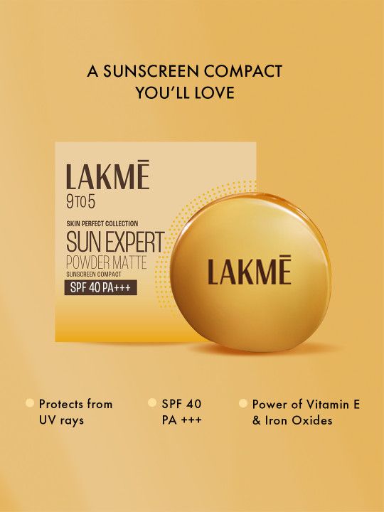 Lakme Sun Expert Compact Powder With Vitamin E & Iron Oxides - 3