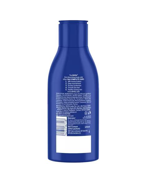 NIVEA Body Milk Nourishing Lotion 72h Intense Care Almond Oil for Dry Skin - 2
