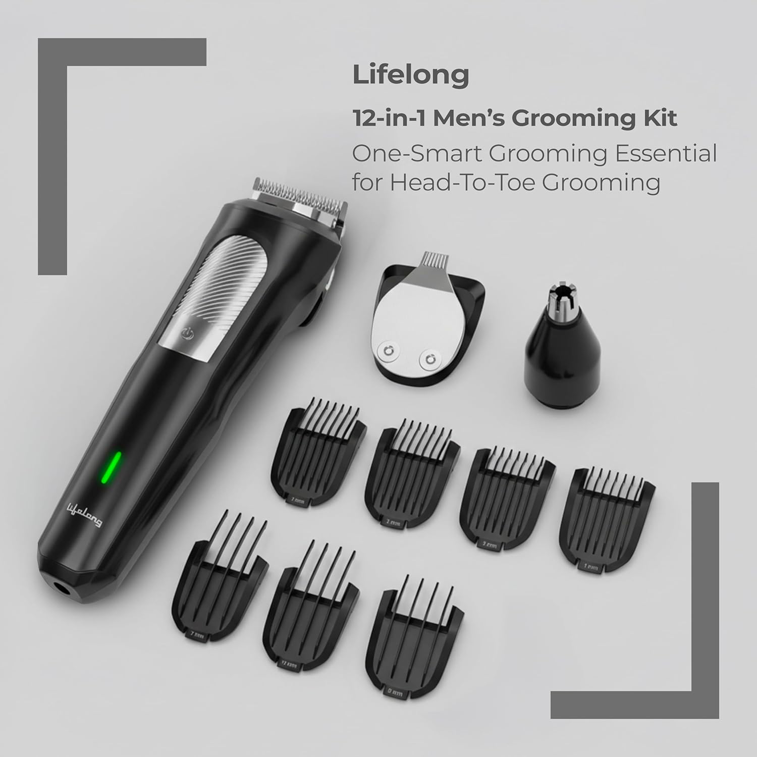 Lifelong All in One Trimmer with 7Combs Full Body Groomer for Man  - 5