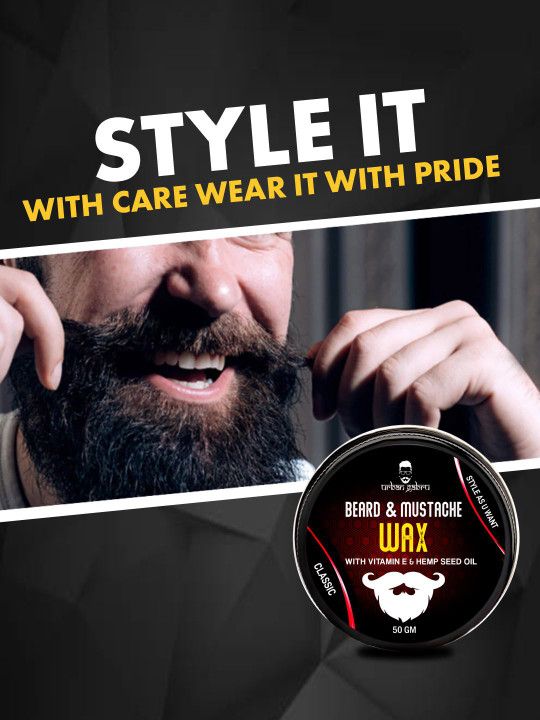 URBANGABRU Men Beard & Mustache Wax - 5