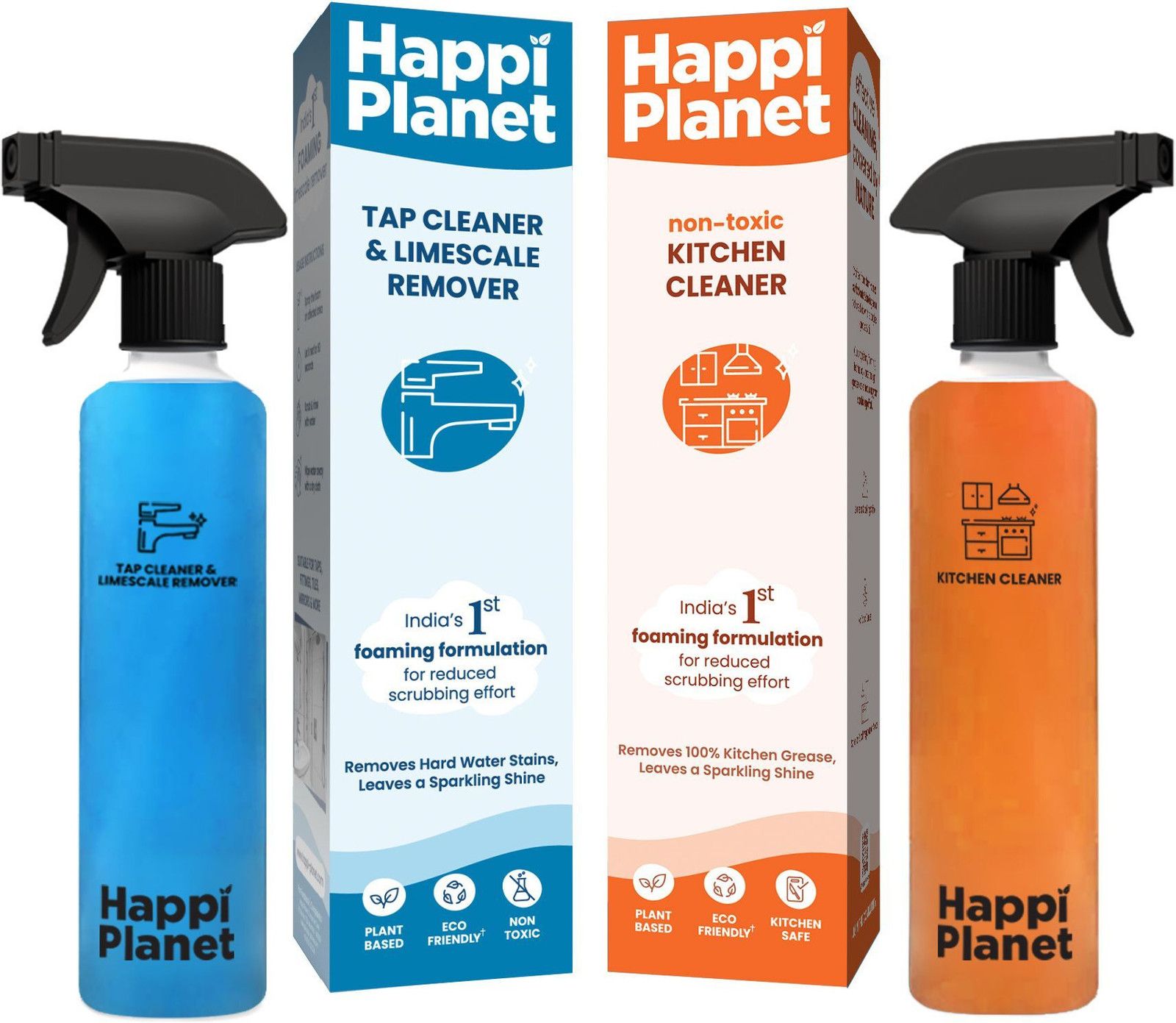 Happi Planet Tap Plant-Based Kitchen Cleaner Combo