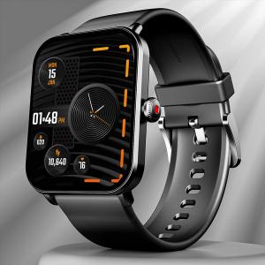 boAt Wave Fury Smartwatch (Active Black Strap, Free Size)
