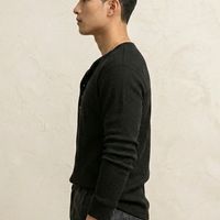 Imsa Moda Men Henley Neck T-shirt - 5