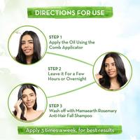 MAMAEARTH Rosemary Hair Oil | 200.0 ml - 4