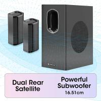 Zebronics 400 Watts Soundbar, Dual Rear Satellites, Triple Driver Soundbar - 2