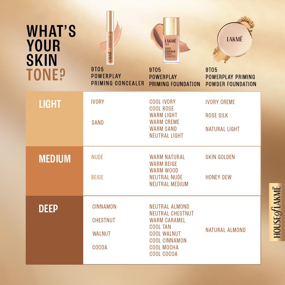 LAKMÉ Powerplay Priming Foundation Liquid - 6