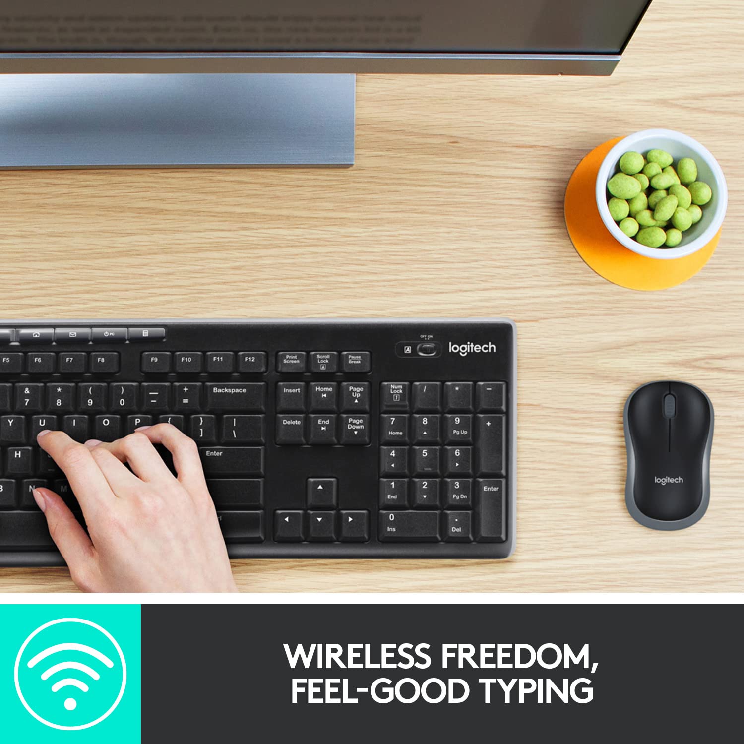 Logitech MK270r Wireless Keyboard and Mouse - 3