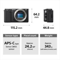 SONY ZV-E10 Mirrorless Camera Body Only Vlog (Black) - 2