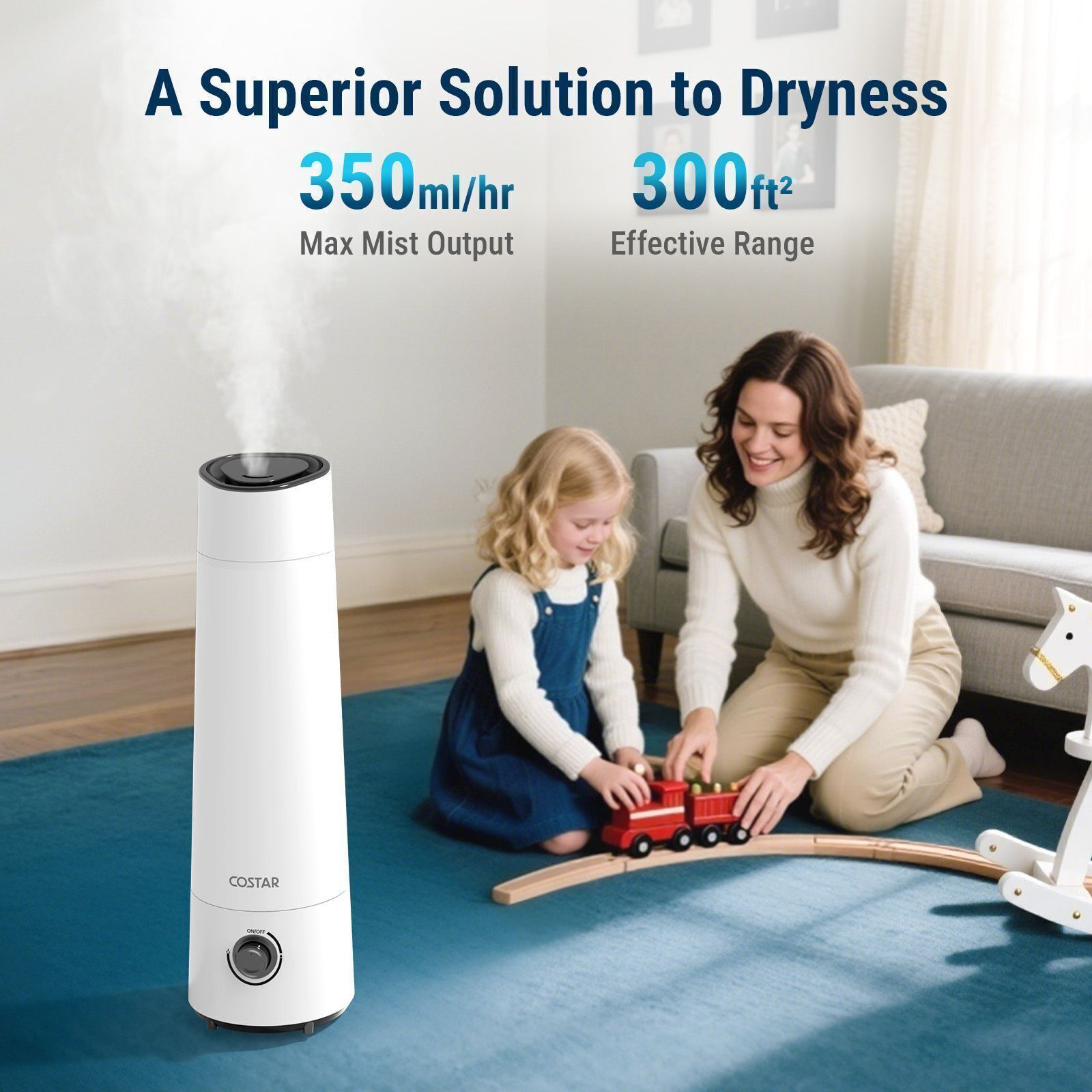 Costar 6L Large Capacity Humidifier Room Air Purifier - 4
